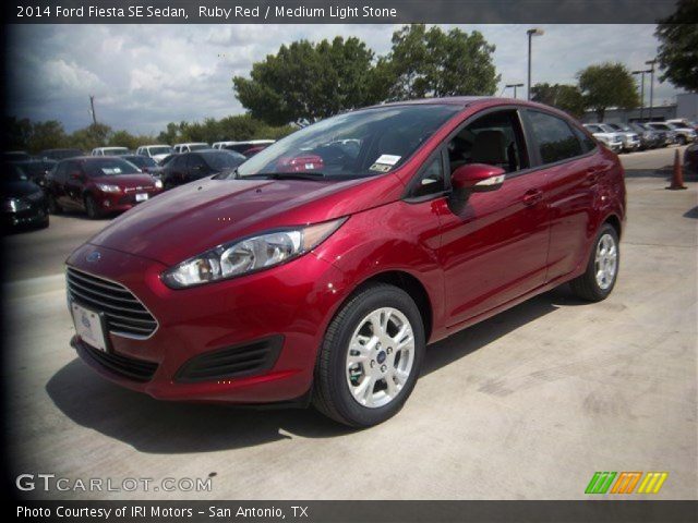 2014 Ford Fiesta SE Sedan in Ruby Red