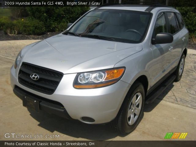 2009 Hyundai Santa Fe GLS 4WD in Bright Silver