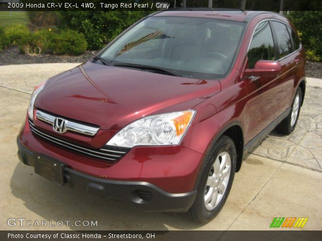 2009 Honda CR-V EX-L 4WD in Tango Red Pearl