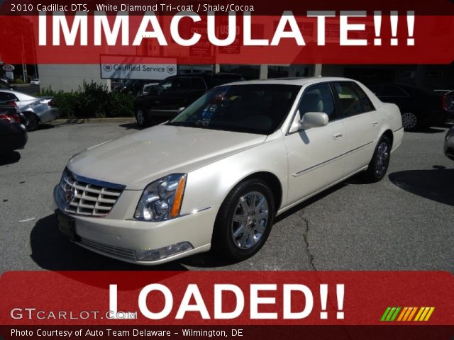 2010 Cadillac DTS  in White Diamond Tri-coat