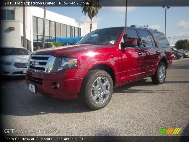 2013 Ford Expedition Limited in Ruby Red