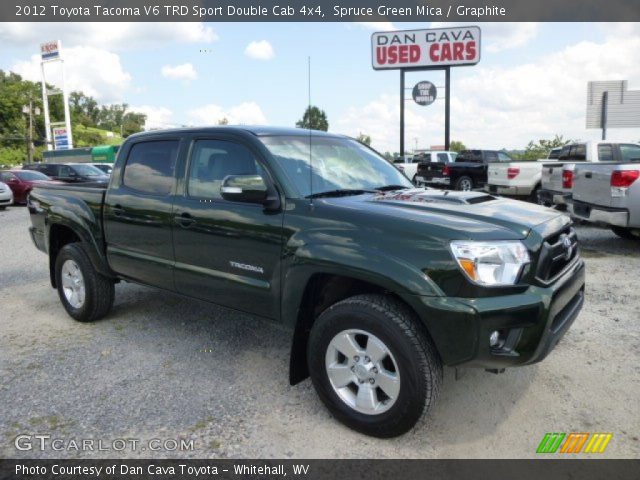 Spruce Green Mica 2012 Toyota Tacoma V6 Trd Sport Double