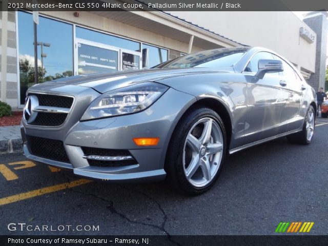 2012 Mercedes-Benz CLS 550 4Matic Coupe in Palladium Silver Metallic