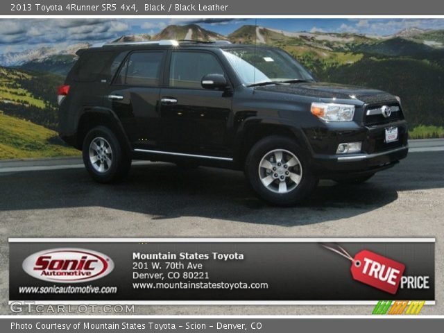 2013 Toyota 4Runner SR5 4x4 in Black