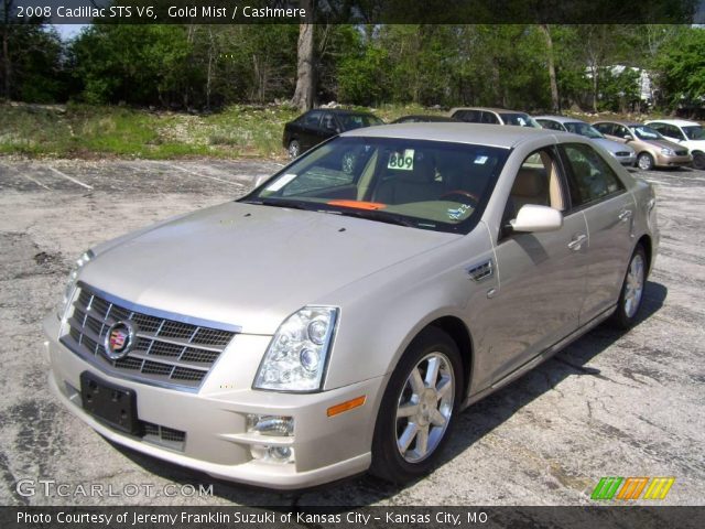 2008 Cadillac STS V6 in Gold Mist