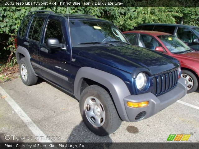 2003 Jeep Liberty Sport 4x4 in Patriot Blue Pearl