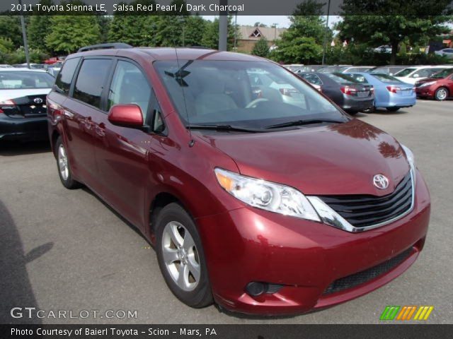 2011 Toyota Sienna LE in Salsa Red Pearl