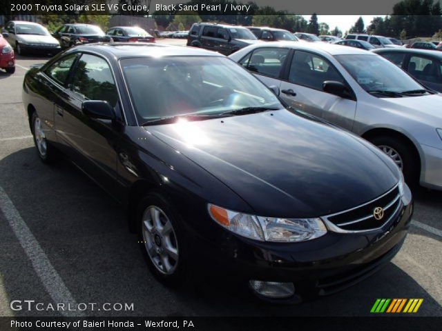 2000 Toyota Solara SLE V6 Coupe in Black Sand Pearl
