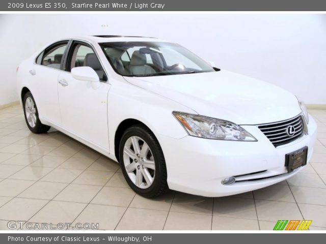 2009 Lexus ES 350 in Starfire Pearl White