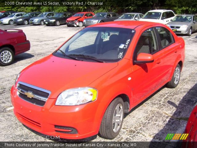 2008 Chevrolet Aveo LS Sedan in Victory Red