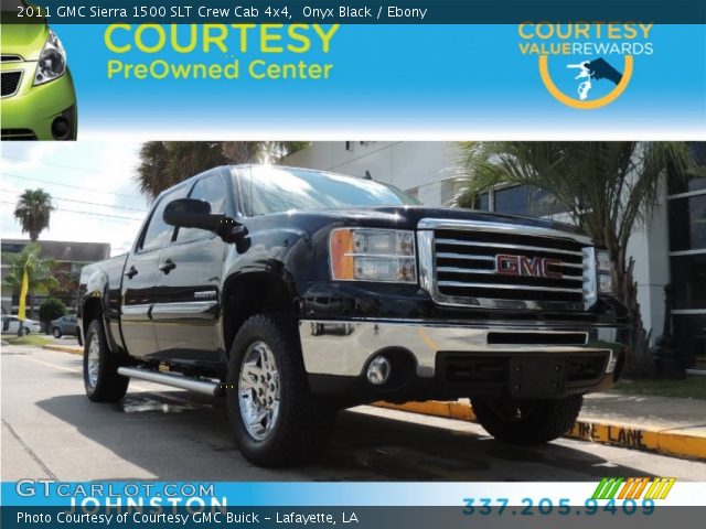 2011 GMC Sierra 1500 SLT Crew Cab 4x4 in Onyx Black