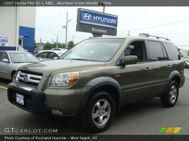 2007 Honda Pilot EX-L 4WD in Aberdeen Green Metallic