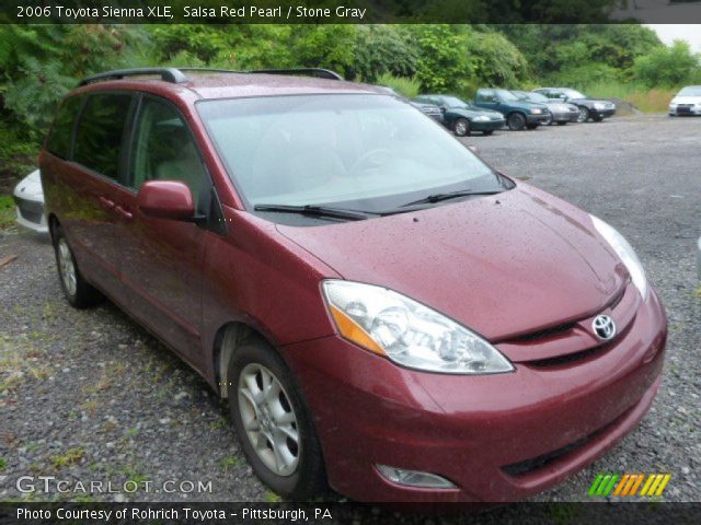 2006 Toyota Sienna XLE in Salsa Red Pearl