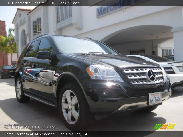 2011 Mercedes-Benz ML 350 in Black