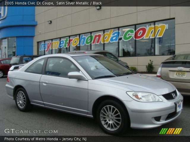 2005 Honda Civic EX Coupe in Satin Silver Metallic