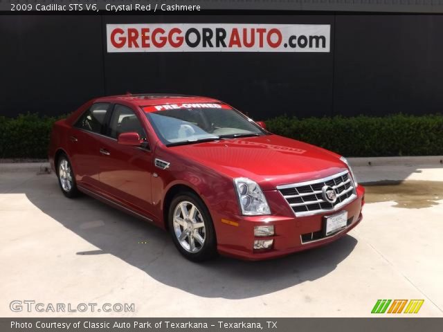 2009 Cadillac STS V6 in Crystal Red