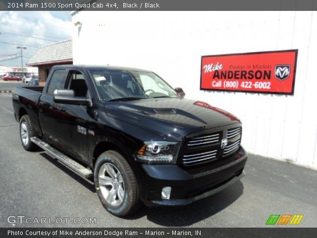 2014 Ram 1500 Sport Quad Cab 4x4 in Black