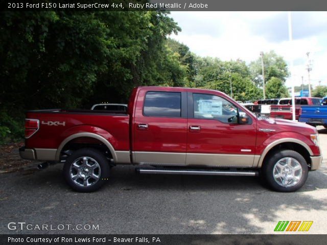 2013 Ford F150 Lariat SuperCrew 4x4 in Ruby Red Metallic