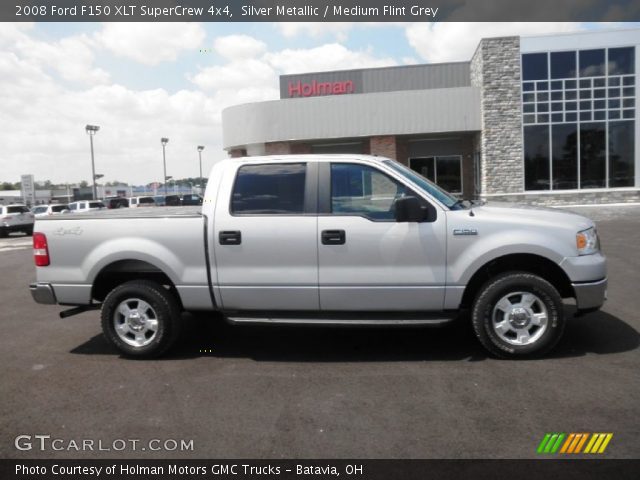 2008 Ford F150 XLT SuperCrew 4x4 in Silver Metallic