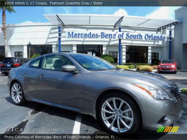 2008 Infiniti G 37 Coupe in Platinum Graphite Gray