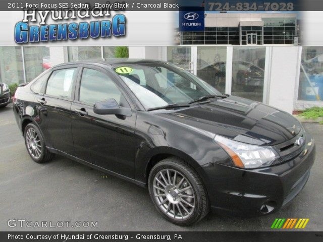 2011 Ford Focus SES Sedan in Ebony Black
