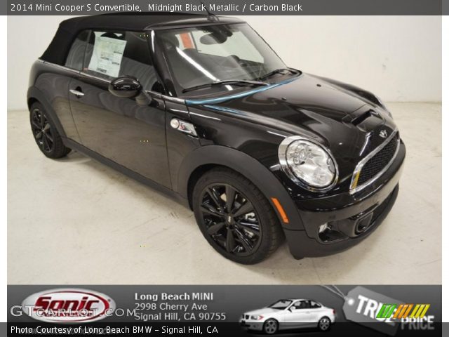 2014 Mini Cooper S Convertible in Midnight Black Metallic