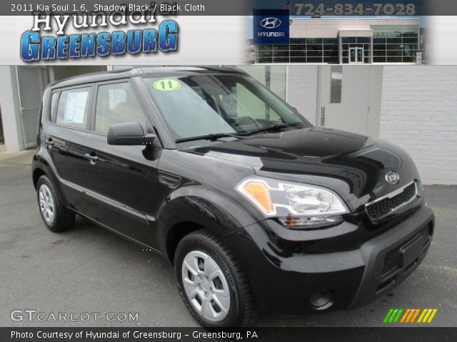 2011 Kia Soul 1.6 in Shadow Black