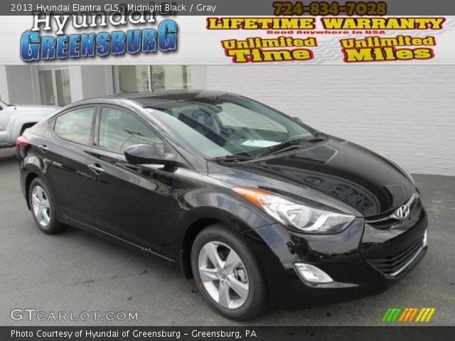 2013 Hyundai Elantra GLS in Midnight Black