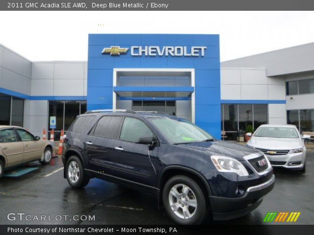 2011 GMC Acadia SLE AWD in Deep Blue Metallic