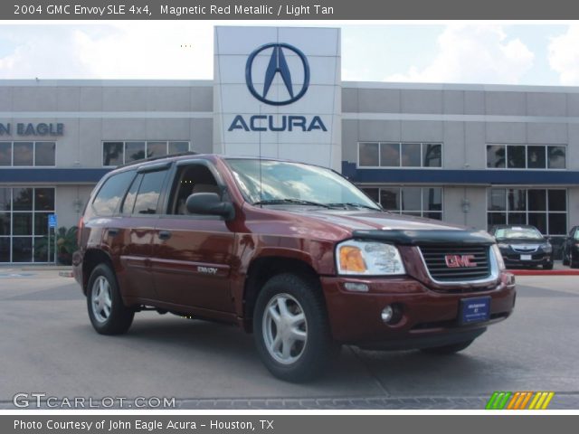 2004 GMC Envoy SLE 4x4 in Magnetic Red Metallic