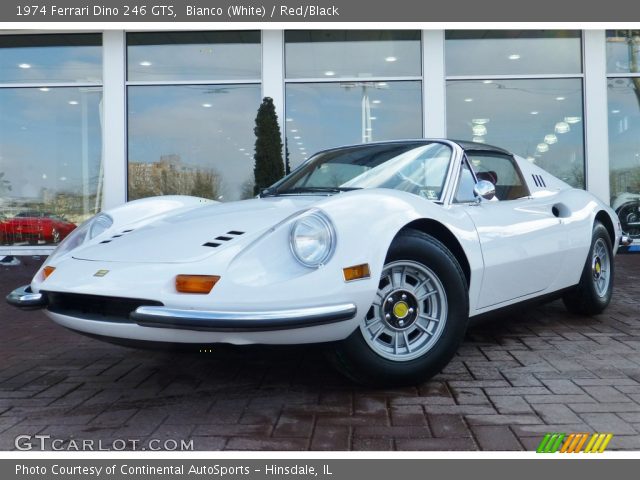 1974 Ferrari Dino 246 GTS in Bianco (White)