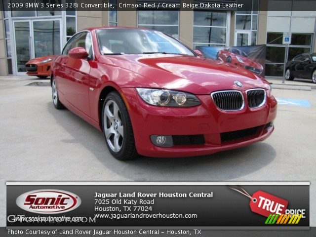 2009 BMW 3 Series 328i Convertible in Crimson Red