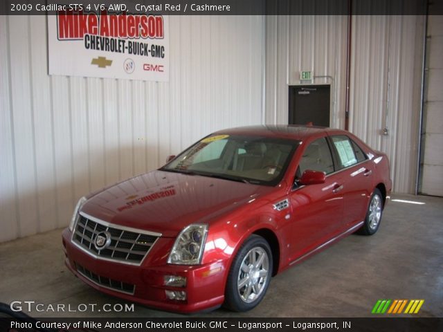 2009 Cadillac STS 4 V6 AWD in Crystal Red