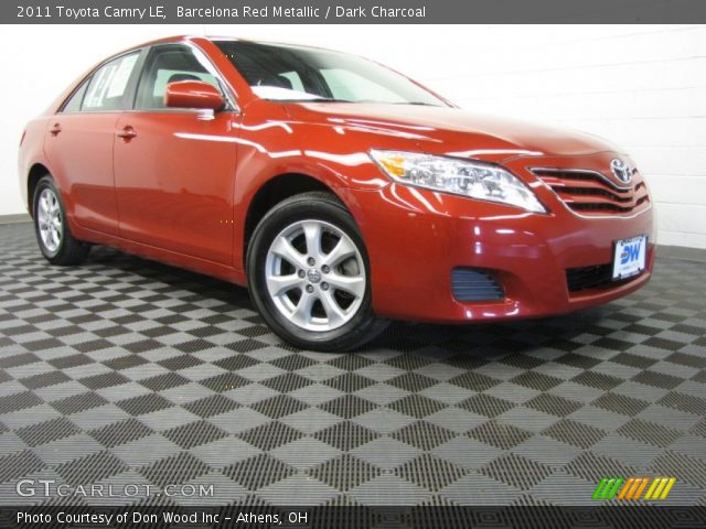 2011 Toyota Camry LE in Barcelona Red Metallic