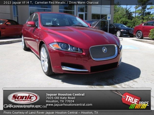 2013 Jaguar XF I4 T in Carnelian Red Metallic