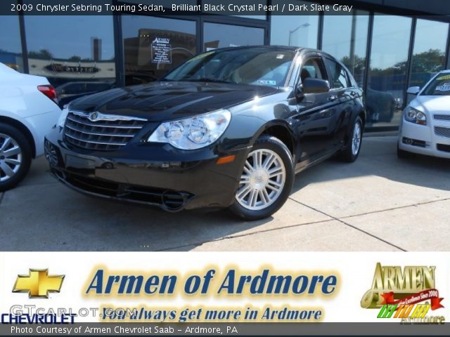2009 Chrysler Sebring Touring Sedan in Brilliant Black Crystal Pearl
