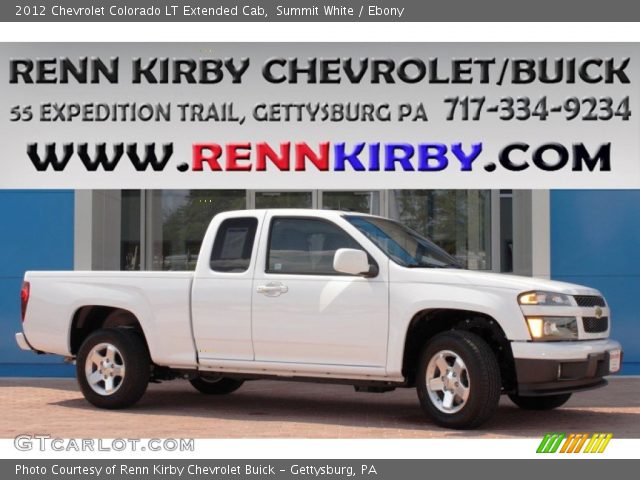 2012 Chevrolet Colorado LT Extended Cab in Summit White
