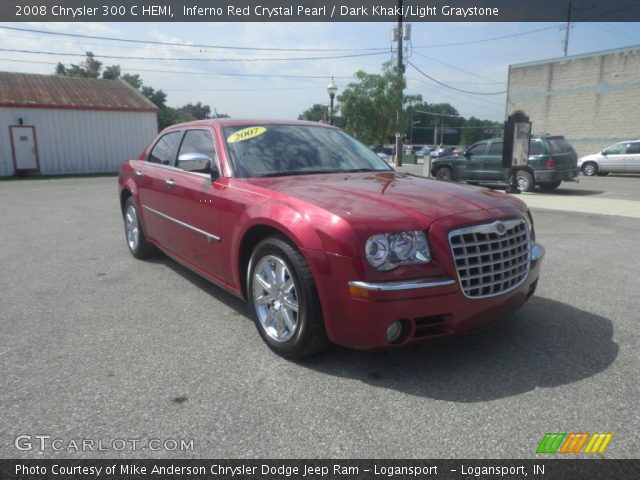 2008 Chrysler 300 C HEMI in Inferno Red Crystal Pearl