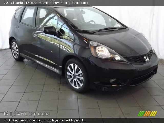 2013 Honda Fit Sport in Midnight Plum Pearl