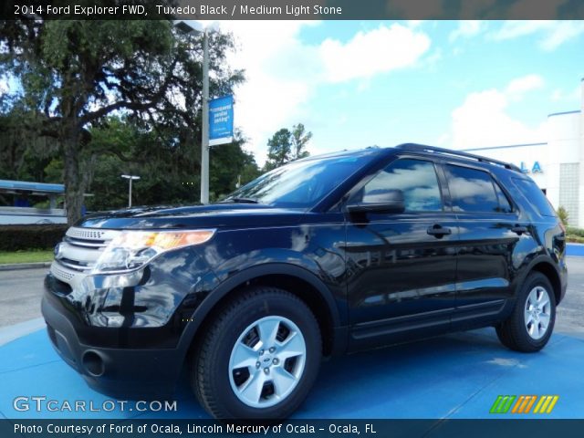 2014 Ford Explorer FWD in Tuxedo Black