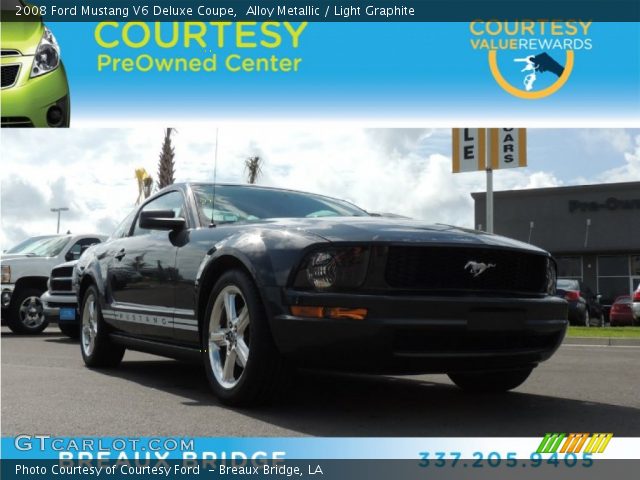 2008 Ford Mustang V6 Deluxe Coupe in Alloy Metallic