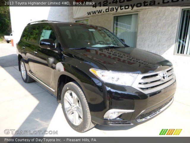 2013 Toyota Highlander Limited 4WD in Black