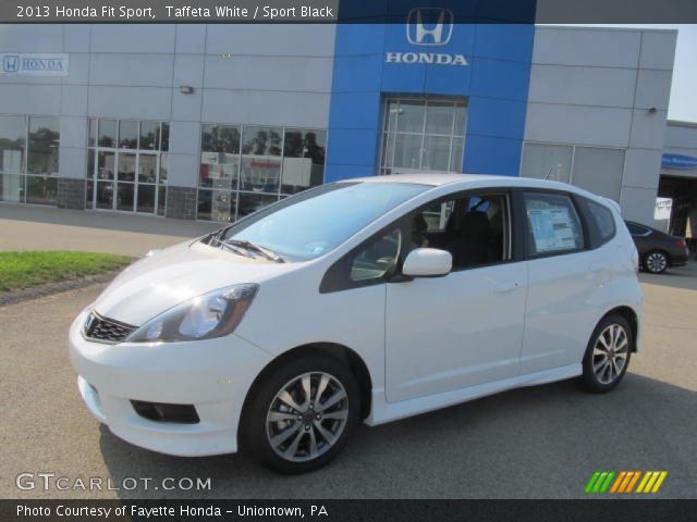 2013 Honda Fit Sport in Taffeta White