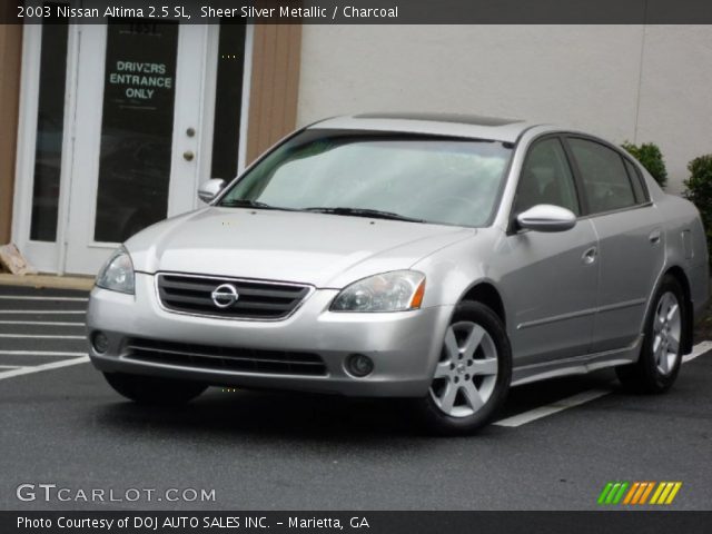 2003 Nissan Altima 2.5 SL in Sheer Silver Metallic
