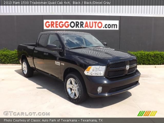 2013 Ram 1500 Tradesman Quad Cab 4x4 in Black