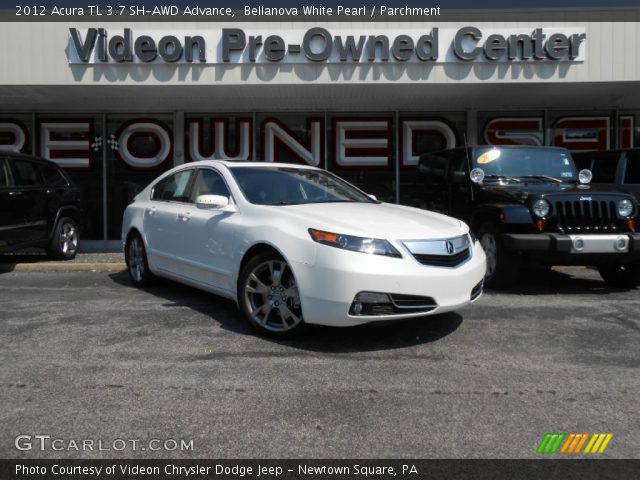 2012 Acura TL 3.7 SH-AWD Advance in Bellanova White Pearl