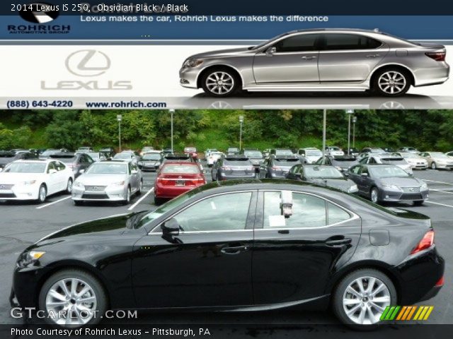 2014 Lexus IS 250 in Obsidian Black