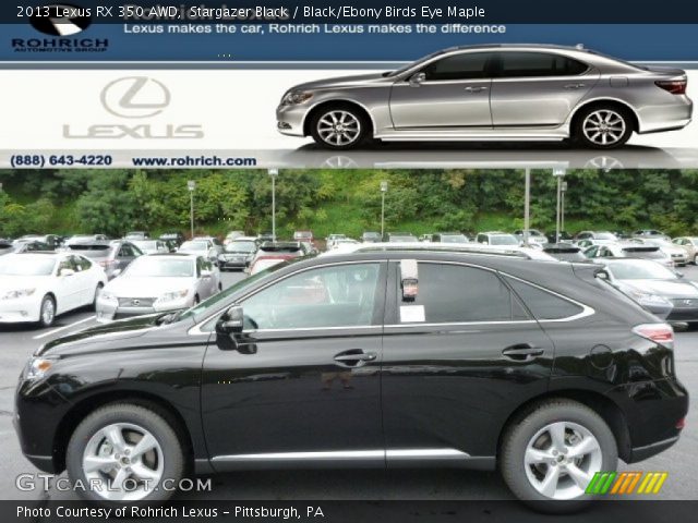 2013 Lexus RX 350 AWD in Stargazer Black