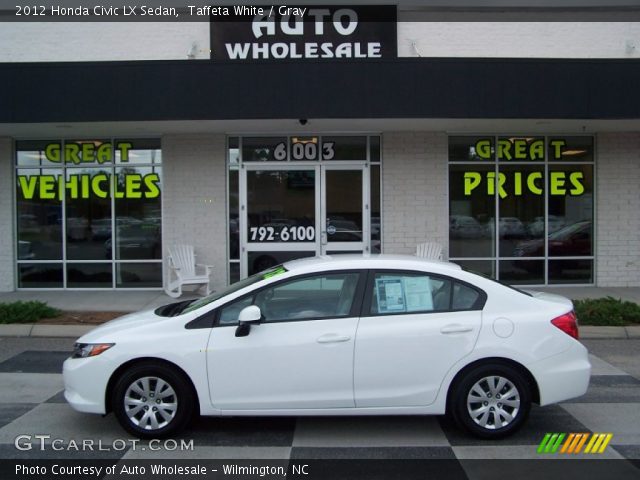 2012 Honda Civic LX Sedan in Taffeta White