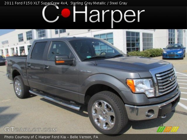 2011 Ford F150 XLT SuperCrew 4x4 in Sterling Grey Metallic